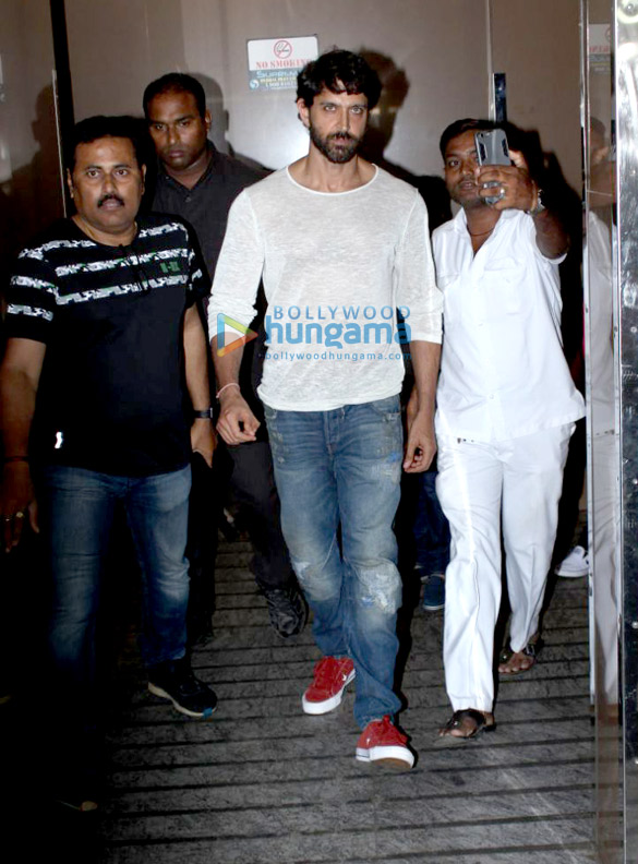 Hrithik Roshan and family snapped post a movie screening at PVR Juhu Hrithik Roshan and family snapped post a movie screening at PVR Juhu
