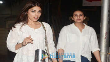 Huma Qureshi and Rhea Chakraborty spotted in Bandra