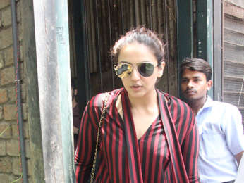 Huma Qureshi snapped at Pali Village Cafe in Bandra