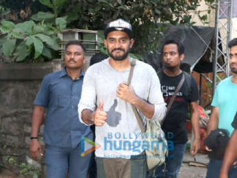 Janhvi Kapoor, Ishaan Khatter, Boney Kapoor and Shashank Khaitan spotted after Dhadak wrap up