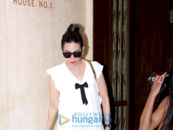Janhvi Kapoor and Karishma Kapoor spotted at Manish Malhotra's house