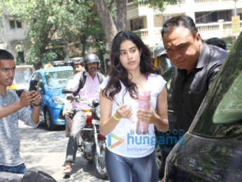 Janhvi Kapoor spotted at The Kitchen Garden in Bandra