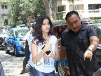 Janhvi Kapoor spotted at The Kitchen Garden in Bandra