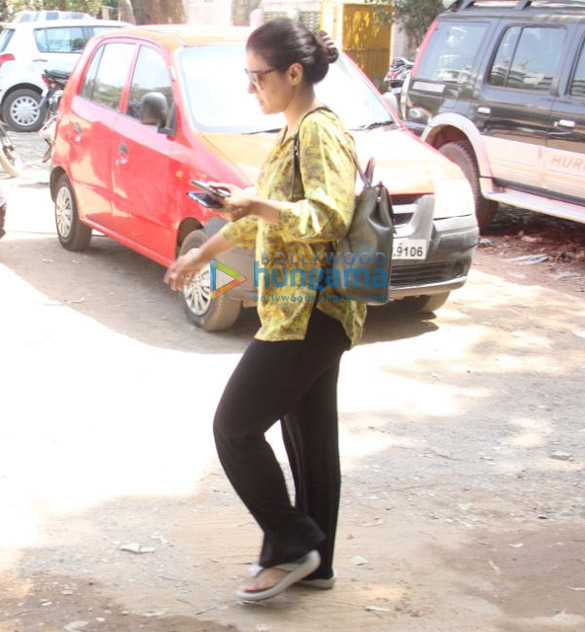 Kajol spotted in Versova