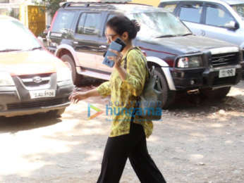 Kajol spotted in Versova