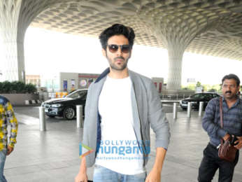 Karan Singh Grover, Bipasha Basu and Kartik Aaryan snapped at the airport