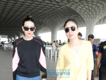 Kareena Kapoor Khan, Karisma Kapoor, Sonam Kapoor and Fatima Sana Shaikh snapped at the airport