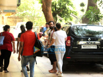 Kareena Kapoor Khan, Saif Ali Khan and Taimur spotted at play school