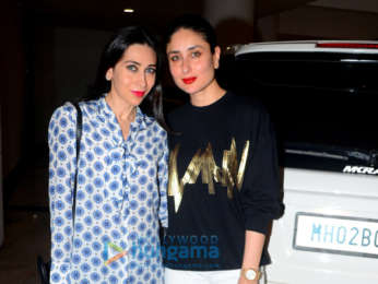 Kareena Kapoor Khan and Karisma Kapoor spotted at Manisha Malhotra's house