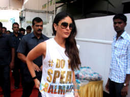 Kareena Kapoor Khan and Madhuri Dixit snapped at Mehboob Studio