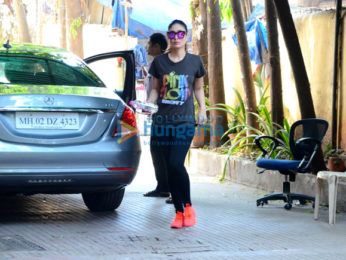Kareena Kapoor Khan snapped post her gym session in Bandra