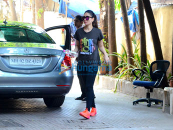 Kareena Kapoor Khan snapped post her gym session in Bandra