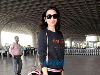 Karisma Kapoor and Manish Malhotra snapped at the airport