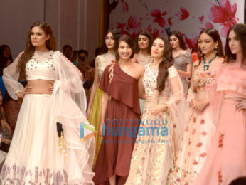 Karisma Kapoor walks the ramp for designer Priya Rout at the Asian Designer Week in New Delhi