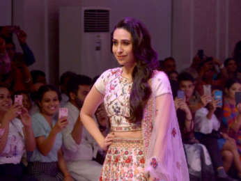 Karisma Kapoor walks the ramp for designer Priya Rout at the Asian Designer Week in New Delhi