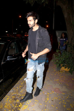 Kartik Aaryan snapped at Sanjay Leela Bhansali's residence in Juhu