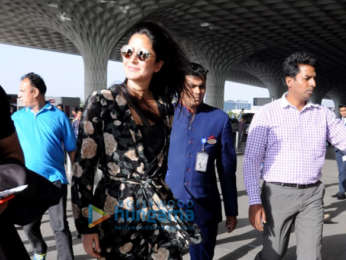 Katrina Kaif snapped at the airport while heading to Delhi