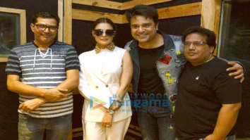 Krushna Abhishek, Yuvika Chaudhary, Aaman Trikha at the mahurat with song recording of the film ‘Time Nahi Hai’
