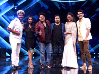 Lara Dutta and Sajid Khan at High Fever sets