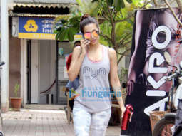 Malaika Arora and Shahid Kapoor spotted at the gym in Bandra