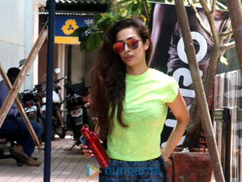 Malaika Arora spotted at the gym in Bandra