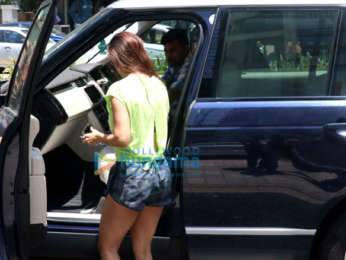 Malaika Arora spotted at the gym in Bandra