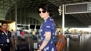 Mandana Karimi snapped at the airport
