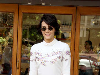 Mandana Karimi spotted at Sequel Cafe in Bandra
