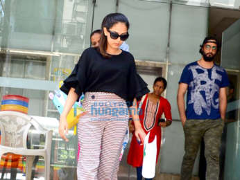 Mira Rajput spotted with daughter Misha Kapoor at a playschool in Bandra