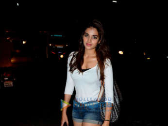 Nidhhi Agerwal spotted at the Korner House in Bandra