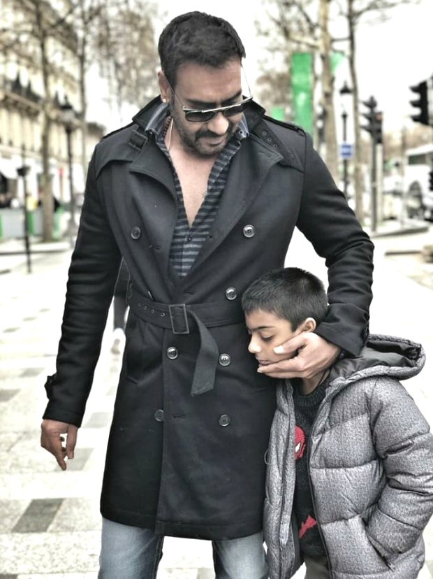 Now what? Internet gets OFFENDED because Ajay Devgn smokes next to his son