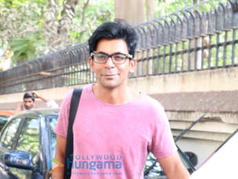 Preeti Simoes and Sunil Grover snapped in Juhu