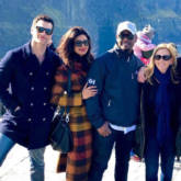 Quantico: Priyanka Chopra strikes a pose with her cast while shooting final episodes in Ireland