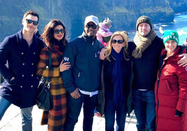 Quantico: Priyanka Chopra strikes a pose with her cast while shooting final episodes in Ireland 