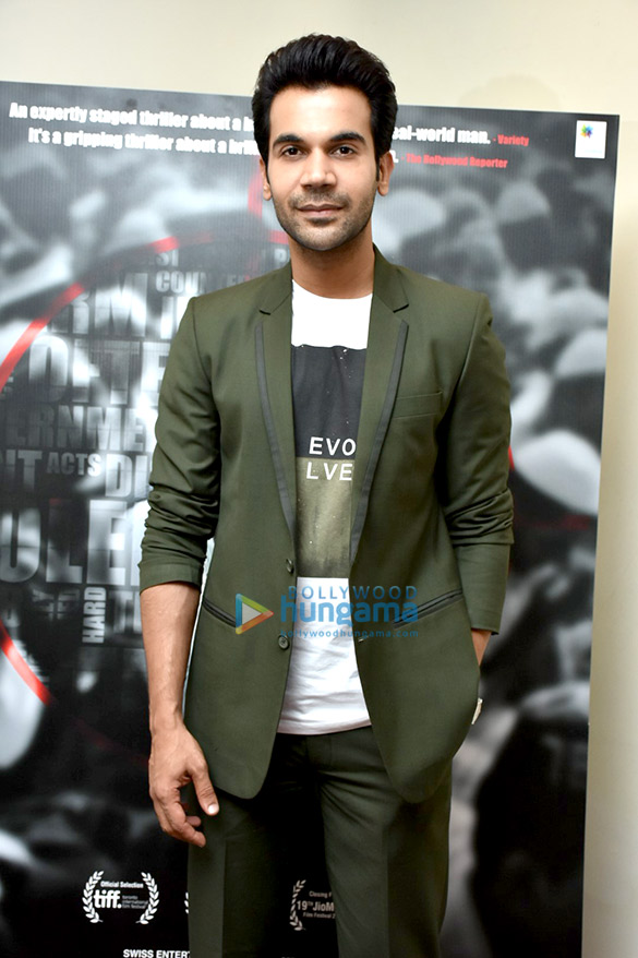 Rajkummar Rao snapped promoting his film Omerta Rajkummar Rao snapped promoting his film Omerta