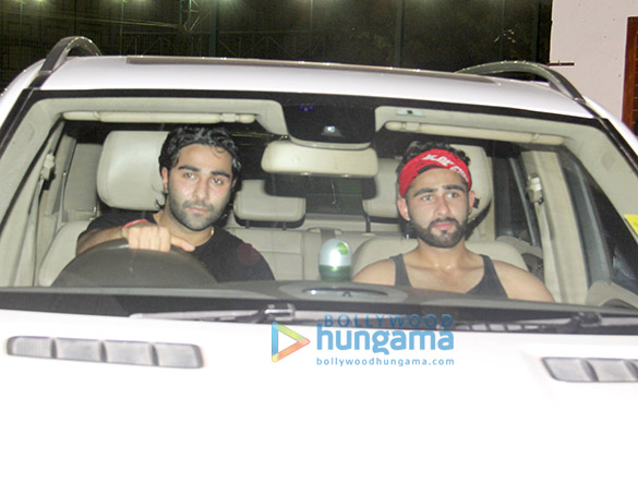 ranbir kapoor abhishek bachchan ishaan khatter and others snpped during a soccer match 6