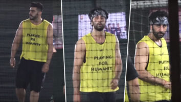 Ranbir Kapoor And Arjun Kapoor Play Football Spotted At Juhu Sport Ground