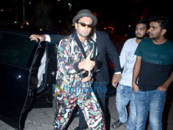 Ranveer Singh, Shraddha Kapoor and Mandana Karimi spotted at Bastian in Bandra