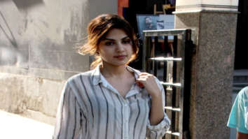 Rhea Chakraborty snapped at Ramesh Taurani’s office