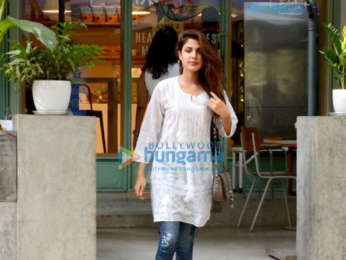 Rhea Chakraborty spotted at the Kitchen Garden in Bandra