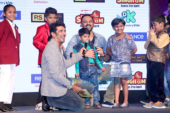rohit shetty at the launch of little singham 2