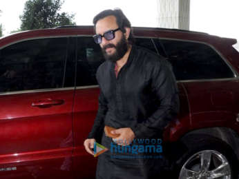 Saif Ali Khan, Tabu and Sonali Bendre snapped at the airport departing for Jodhpur