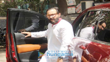 Saif Ali Khan snapped at a recording studio in Bandra
