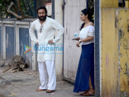 Saif Ali Khan spotted at a recording studio in Bandra