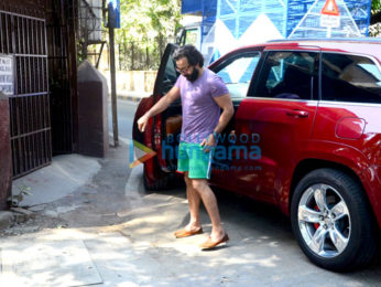 Saif Ali Khan spotted at dubbing studio in Bandra
