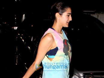 Sara Ali Khan spotted after her gym session