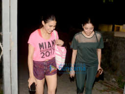 Sara Ali Khan spotted after her gym session in Bandra