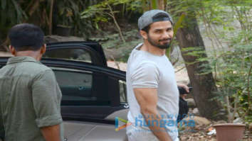 Shahid Kapoor at dance rehearsals at Bandra