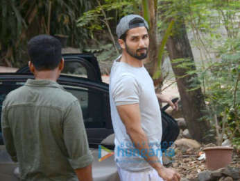 Shahid Kapoor at dance rehearsals at Bandra