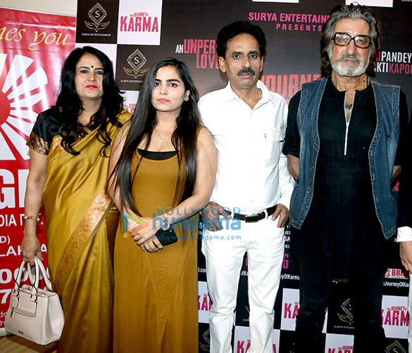 shakti kapoor graces the poster and teaser launch of his film the journey of karma 2